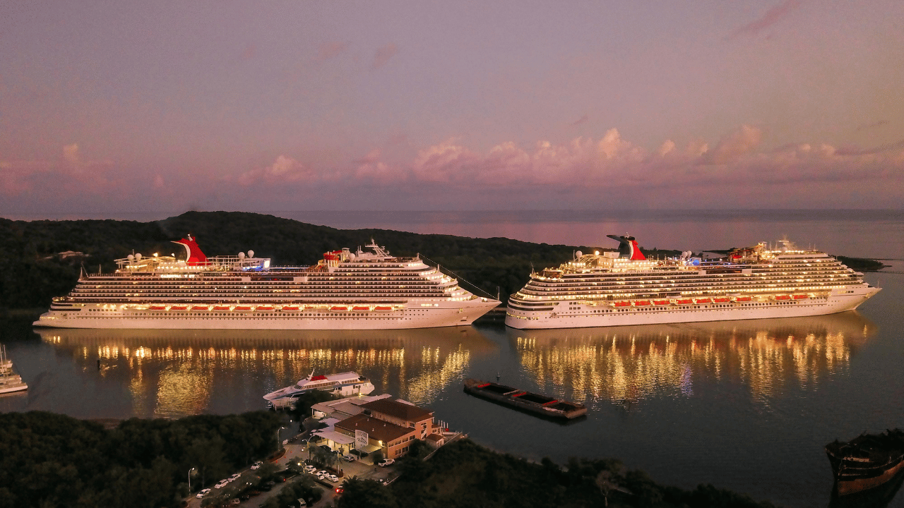 Cruise holidays - sunset view